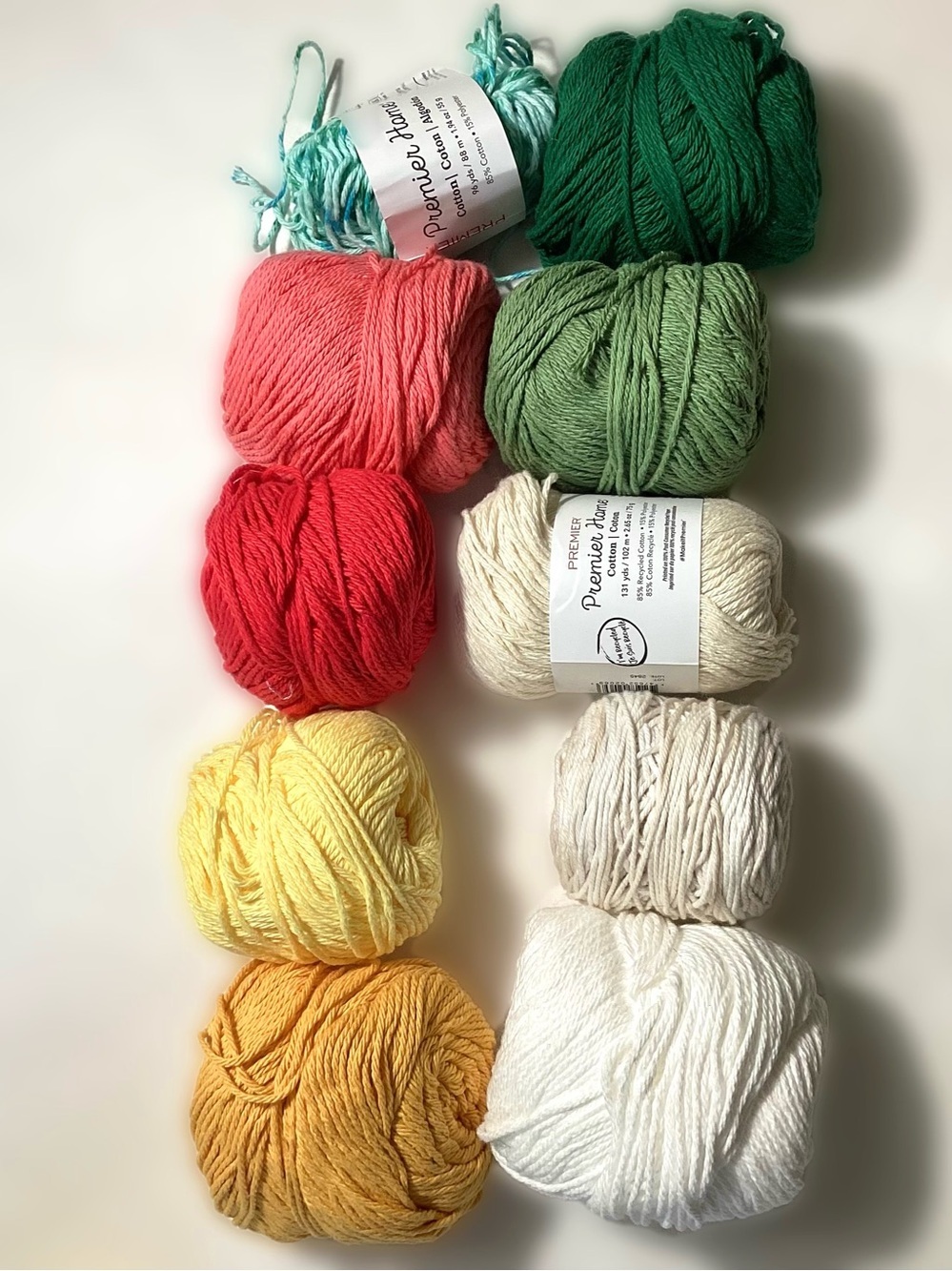Premier Home Cotton Yarn Bundle Lot Of 10